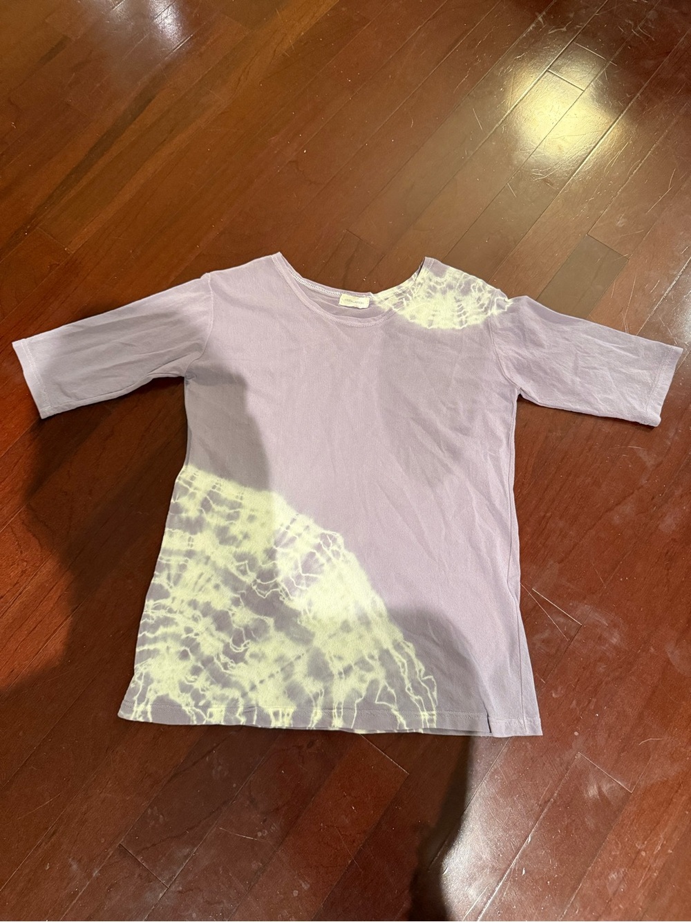 Lavender Tie-Dye elbow sleeve mesh krista Larson